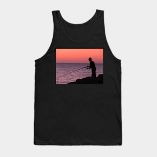 The Lonely Fisherman Tank Top